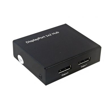 2-Port Display Port Hub - V1.2/ HDCP / 3D - 4KX 2K