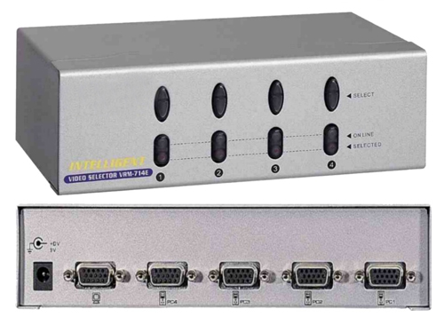 accessotronik.com: 4-Port VGA Video Switch (4 Inputs - 1 Output Selector)