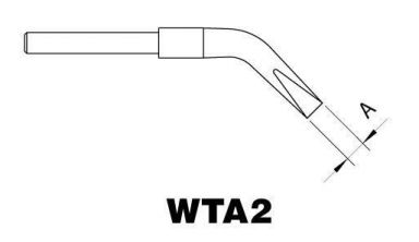 WTA 2, 0.118", 3.00mm Tip for WTA50 Thermal Tweezers