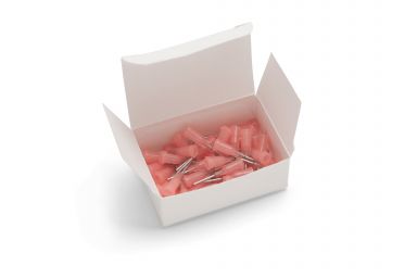 Stainless Steel Plactic Hub Dispensing Needles, Gauge 18, 1/2 IN, 50PK