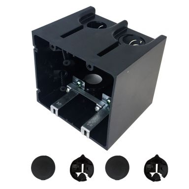 Outlet Box, Double Gang -Power or Low Voltage, New /Existing Construction