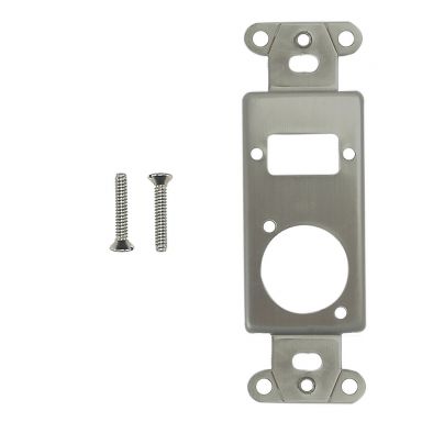 Decora Strap 1X DB9 Cutout,1X XLR Cutout - Stainless Steel