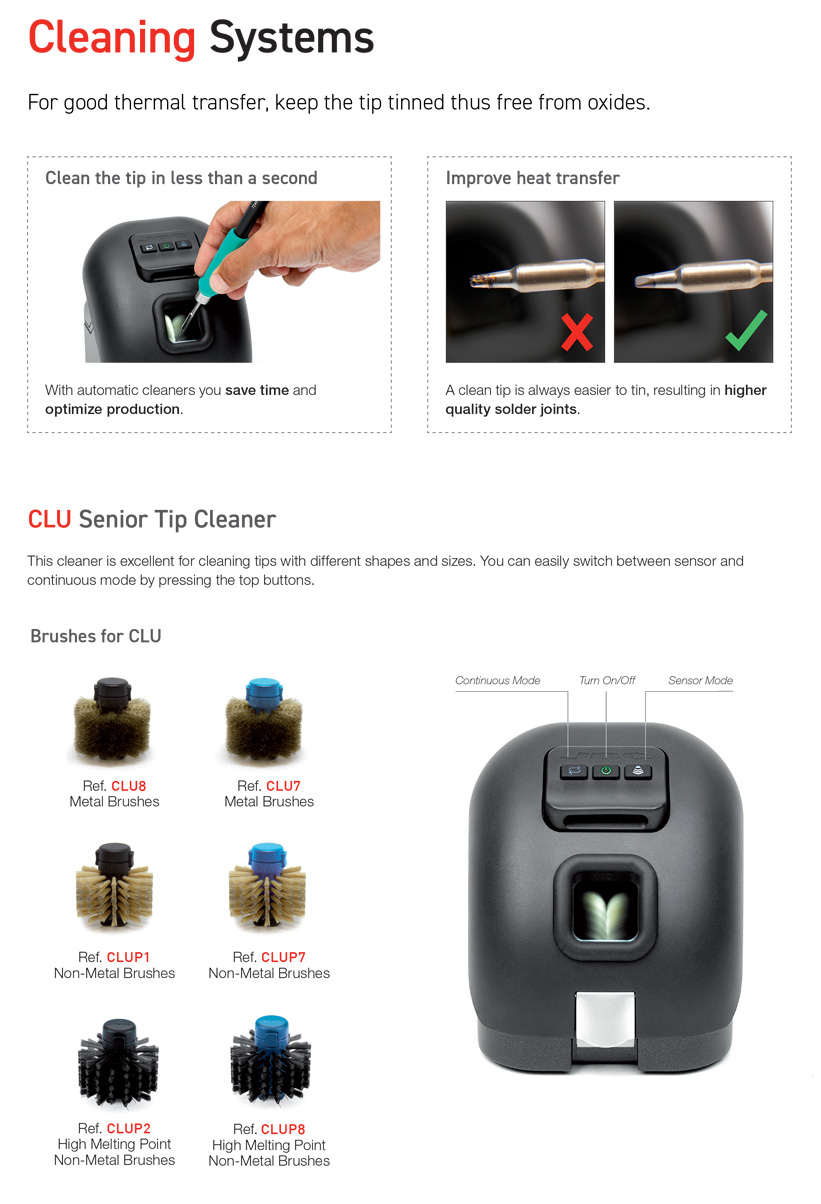 JBC tools Tip cleaning system