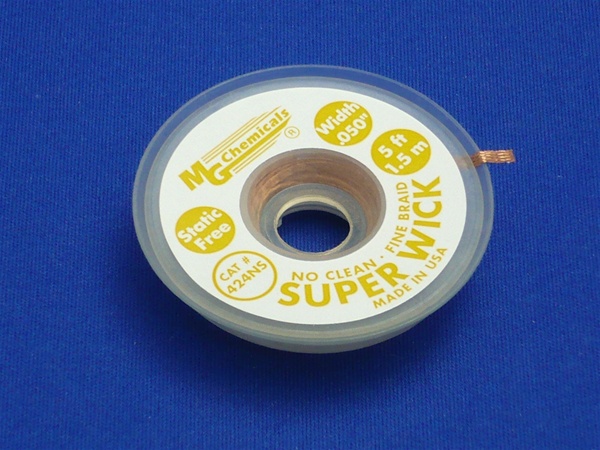 424ns static free no clean super wick mg chemicals